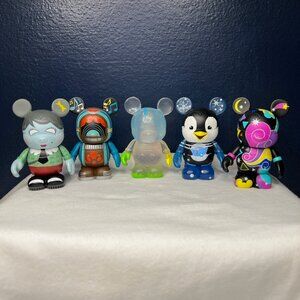 Disney Vinylmation 3'' Urban Series 7 Five Figures Mickey Mouse
